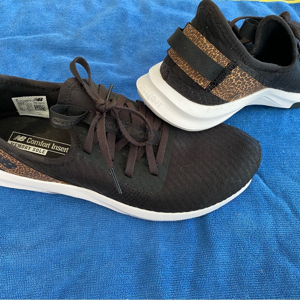 New Balance Black and Tan Women's Athletic Shoes